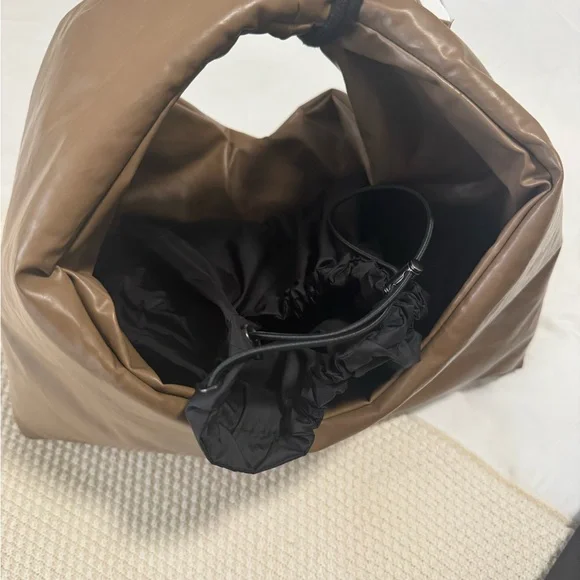 NWT Kassl Editions Anchor Hand Small Oil Camel Designer Handbag - Picture 9 of 11